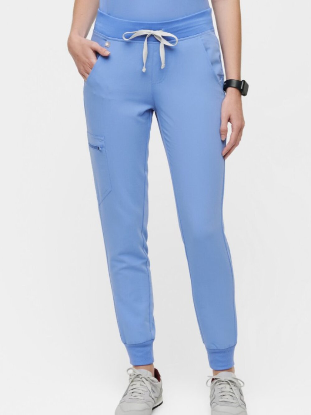 FIGS Zamora Jogger Scrub Pants in Ceil Blue